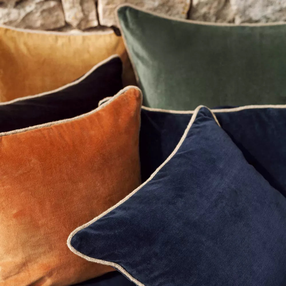 Fodera per cuscino in velluto blu navy di lusso, fodera Fodera per cuscino in velluto blu navy di lusso, fodera