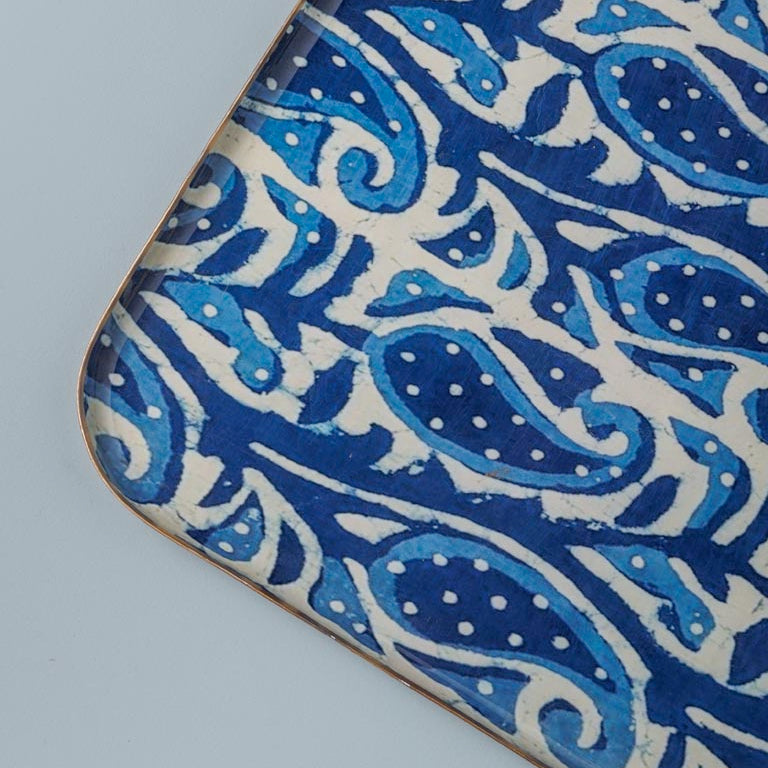 Vassoi decorati - Deco Blu - Rettangolari