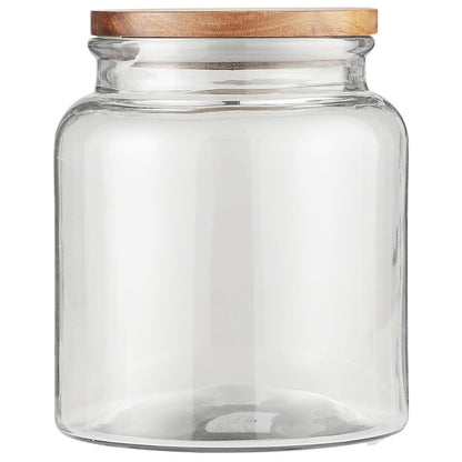 Jars - bamboo lid - Transparent