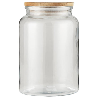 Jars - bamboo lid - Transparent