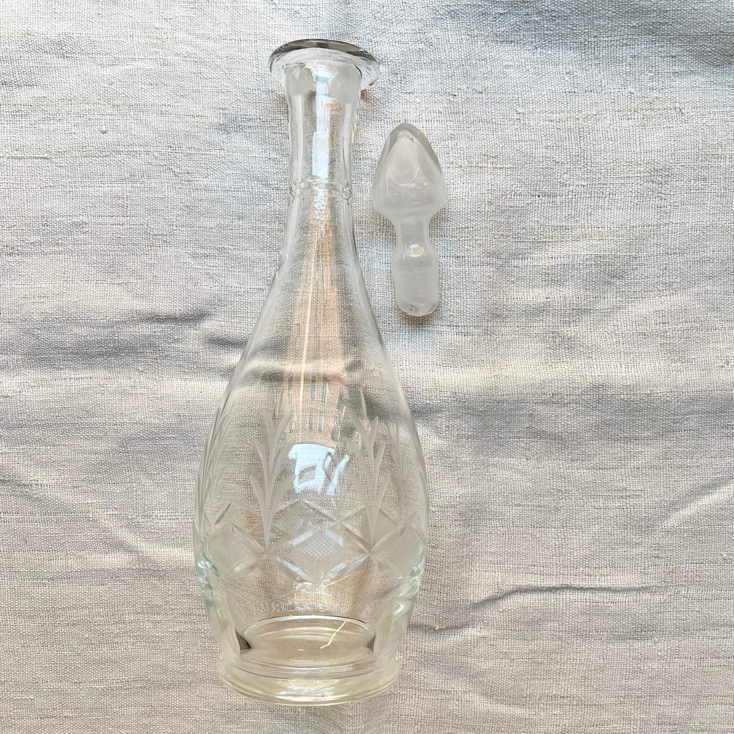 Bottiglie in vetro lavorato - Vintage