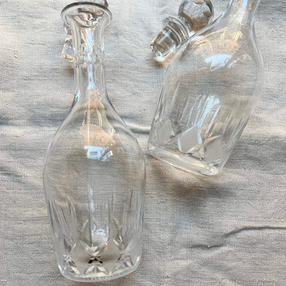 Bottiglie in vetro lavorato - Vintage