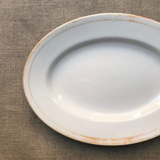 Vassoio ovale Arancio - Ceramica italiana Laveno - Vintage