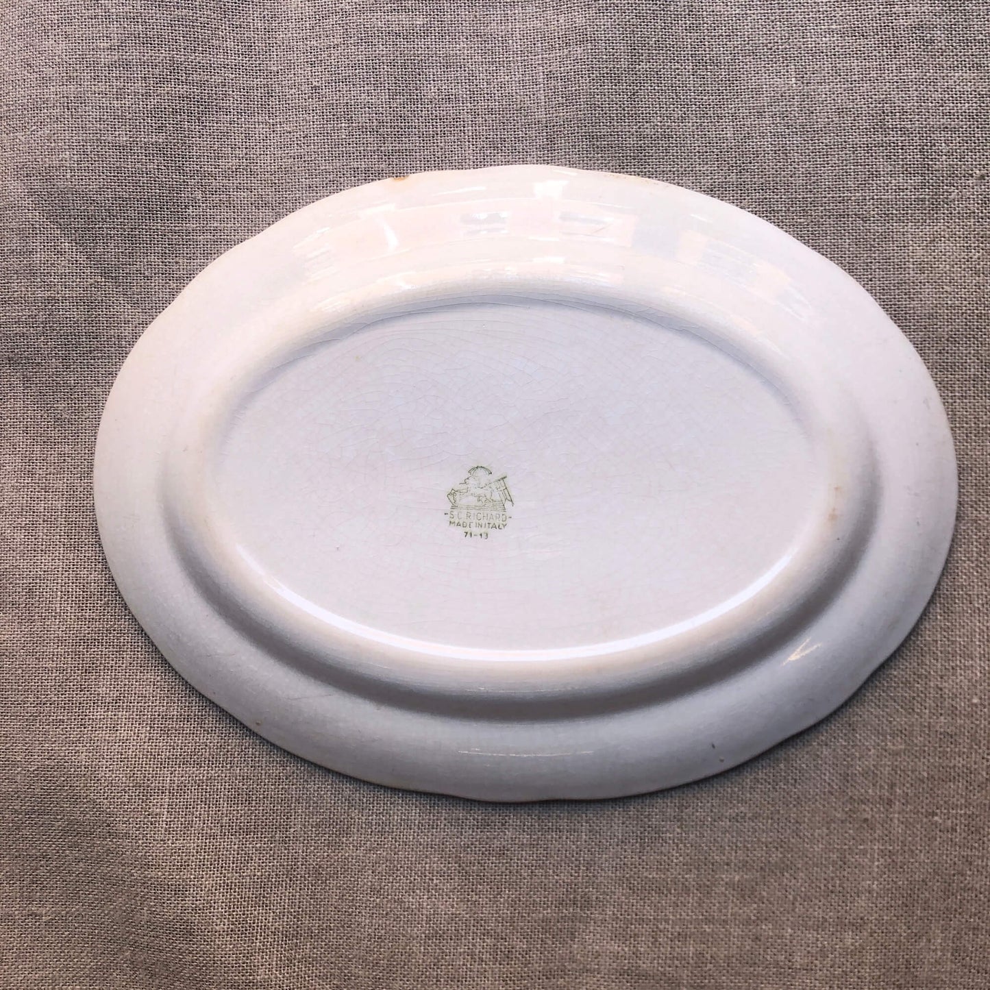 Vassoio ovale - Società Ceramica Richard - Vintage