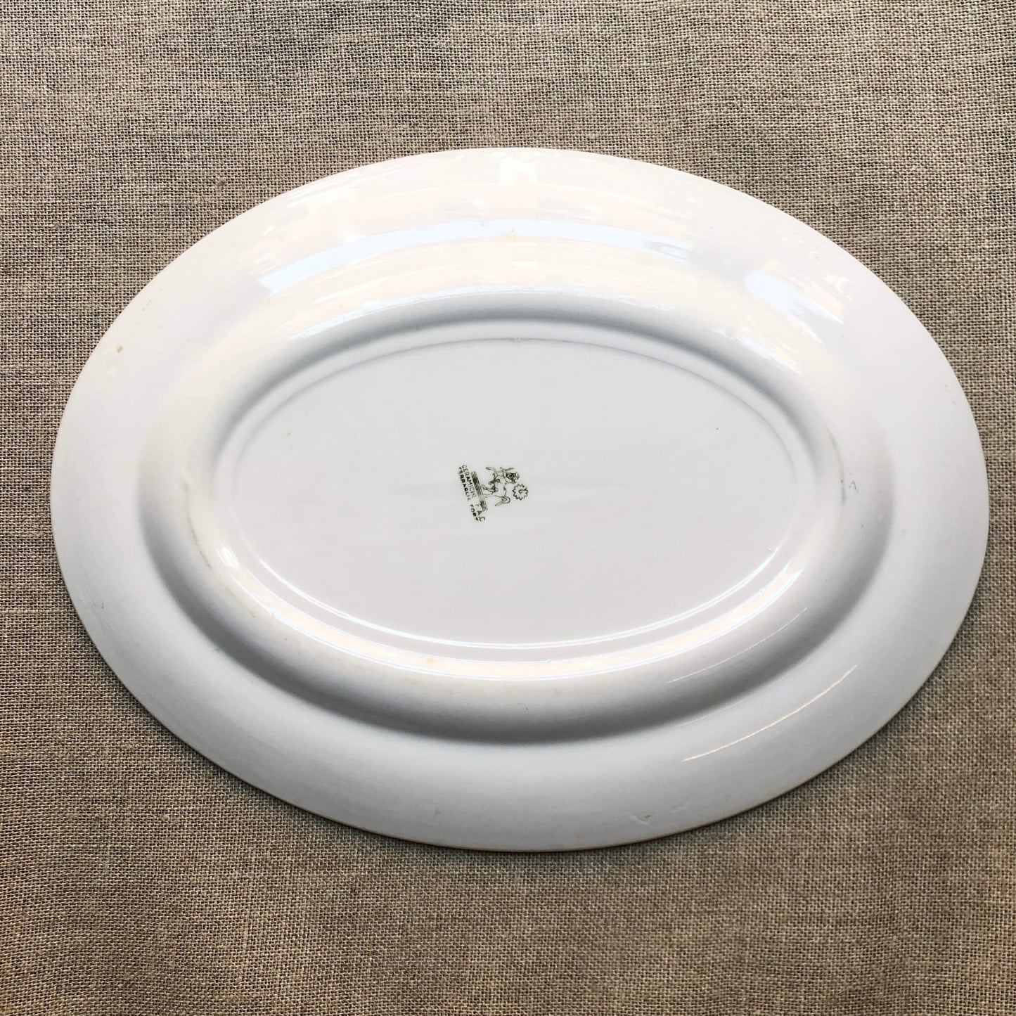 Vassoio ovale - Ceramica F.A.C.- Vintage