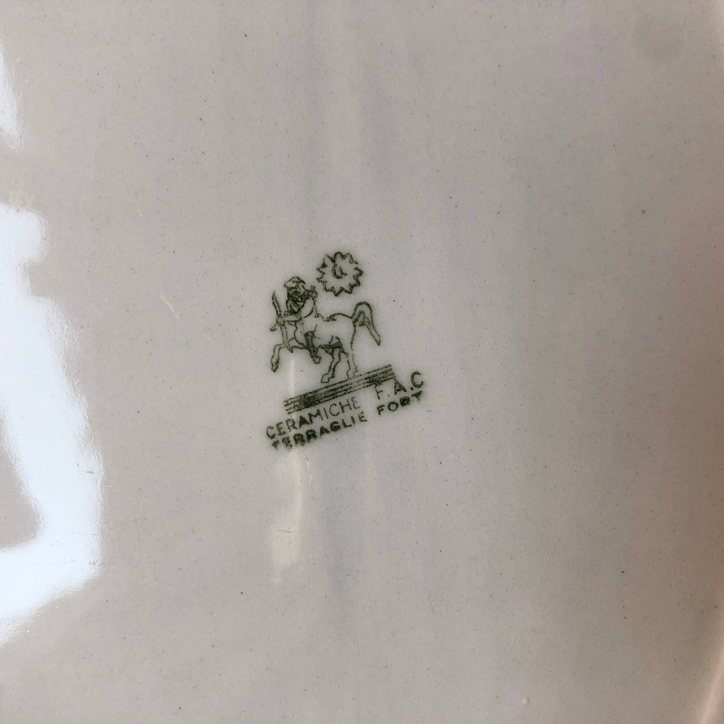 Vassoio ovale - Ceramica F.A.C.- Vintage