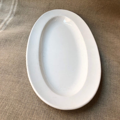 Oval tray - Italian Laveno ceramic - Vintage