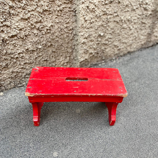 Sgabello Rosso - Vintage