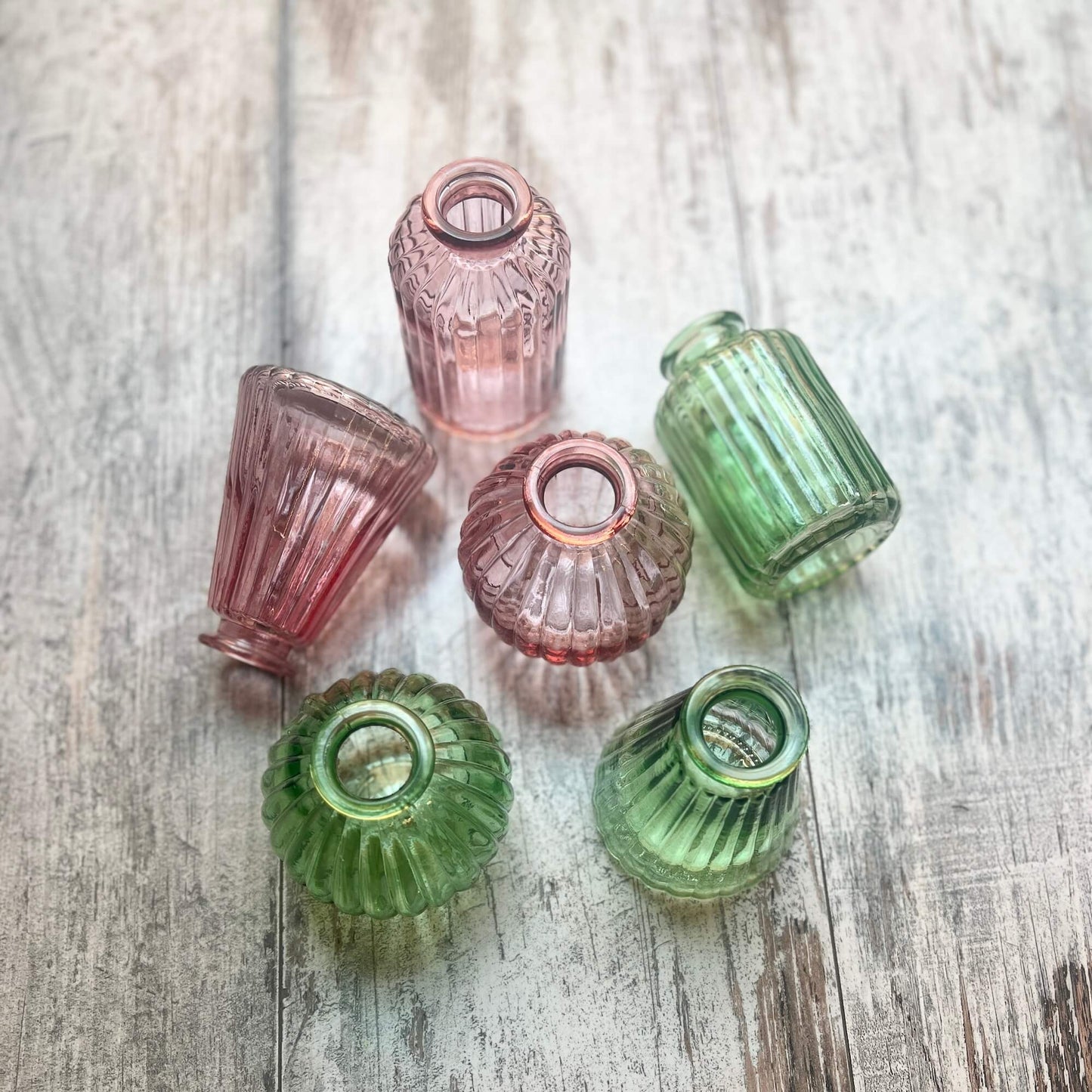 Vasetti in vetro - colori assortiti