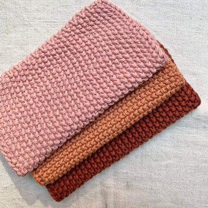 Pot holders - Knitted - New colors