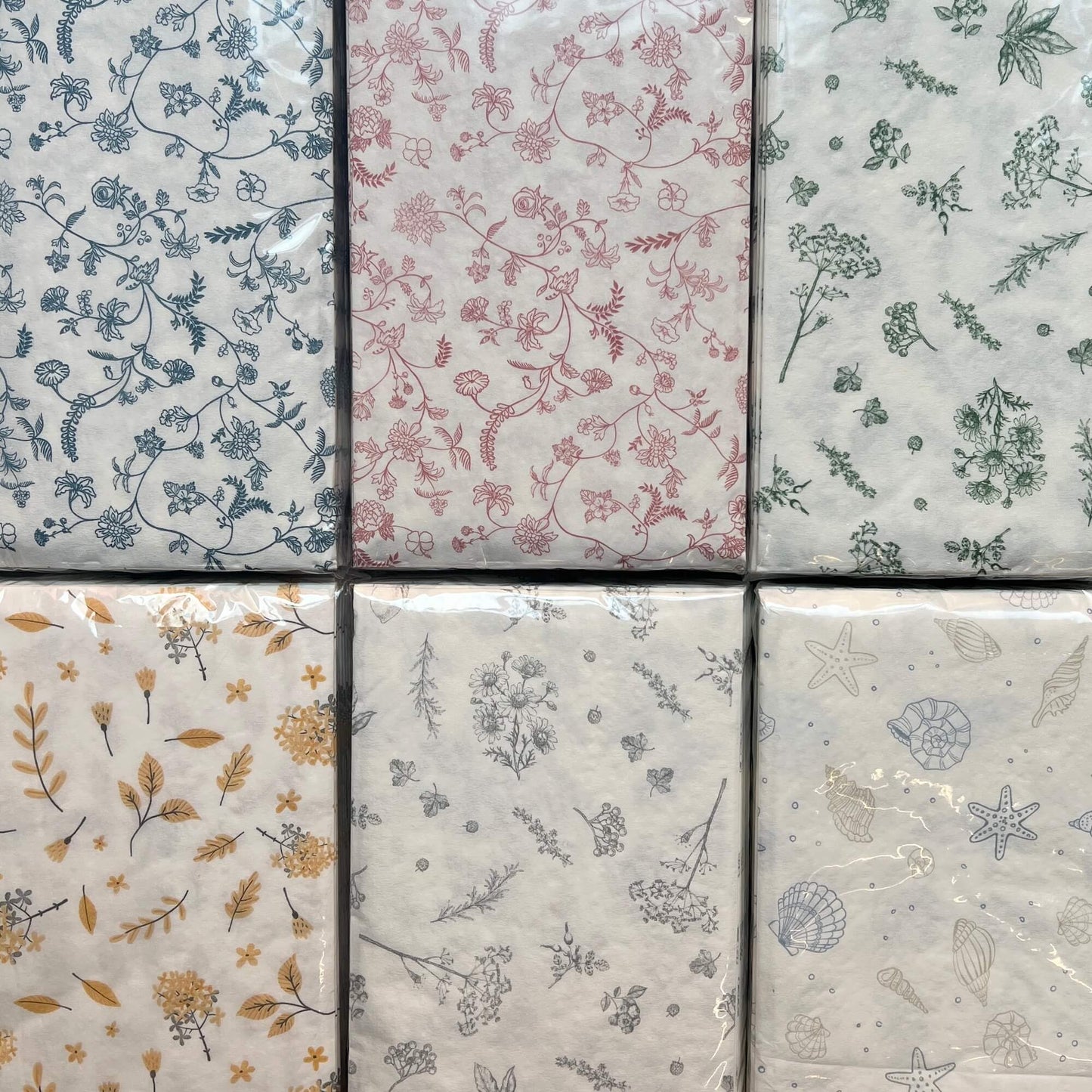 Paper napkins - 16pcs pack - decorated