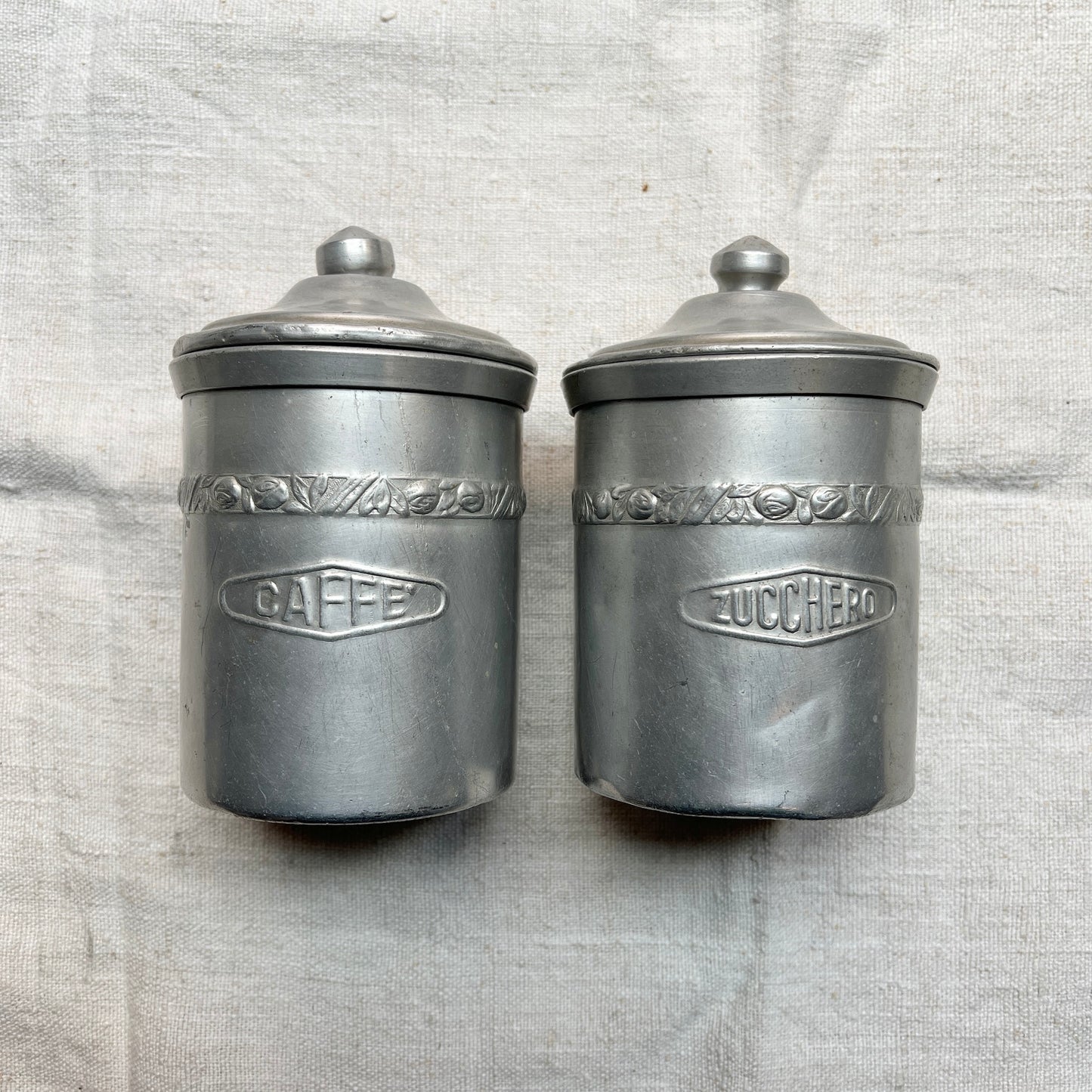 SET 2 Barattoli - Zucchero e Caffè - Vintage