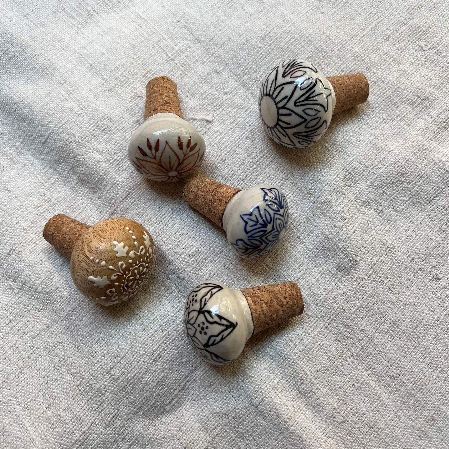 Decorative cap - bottle