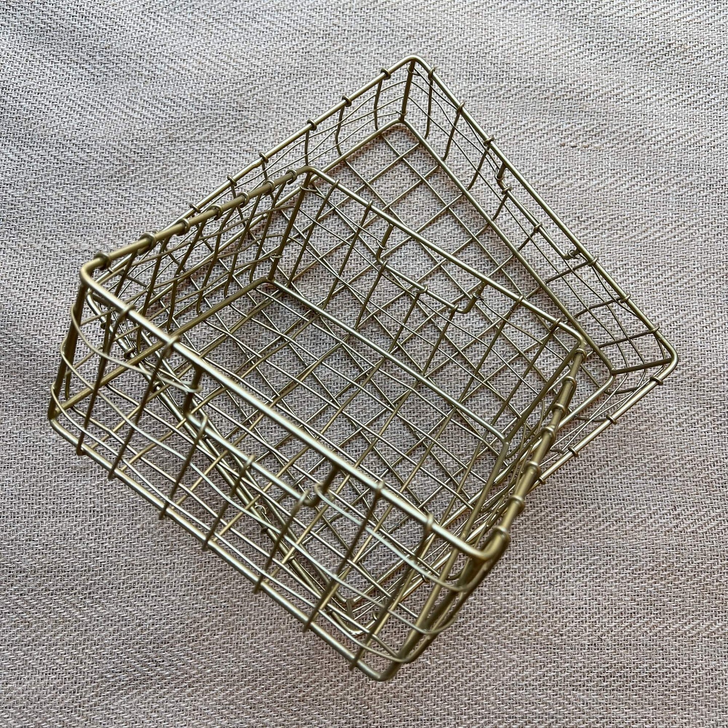 Cestini quadrati - rete metallica