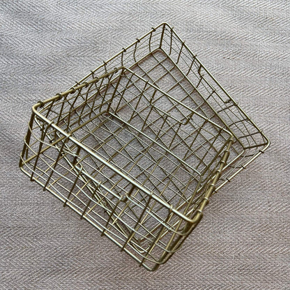 Square baskets - wire mesh