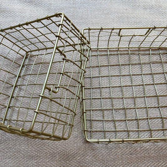 Cestini quadrati - rete metallica
