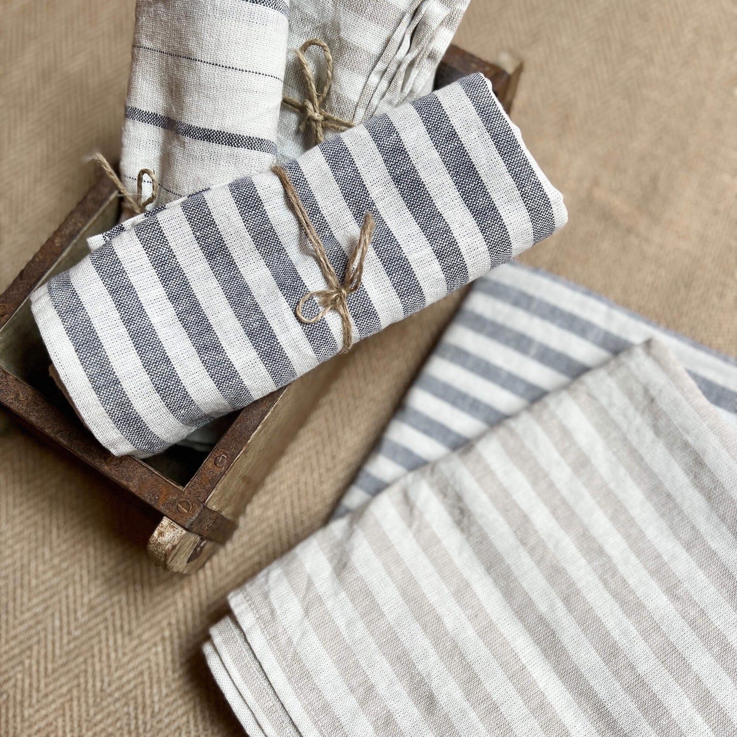 SET of 2 placemats - Lines - La Fabbrica del Lino