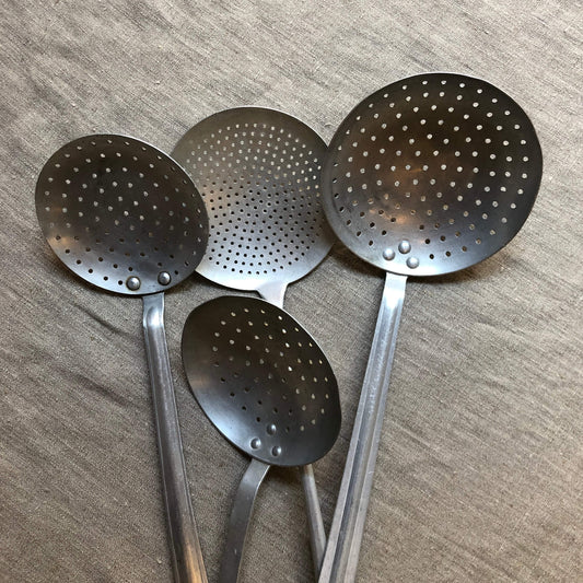 Slotted ladles - Aluminum - Vintage