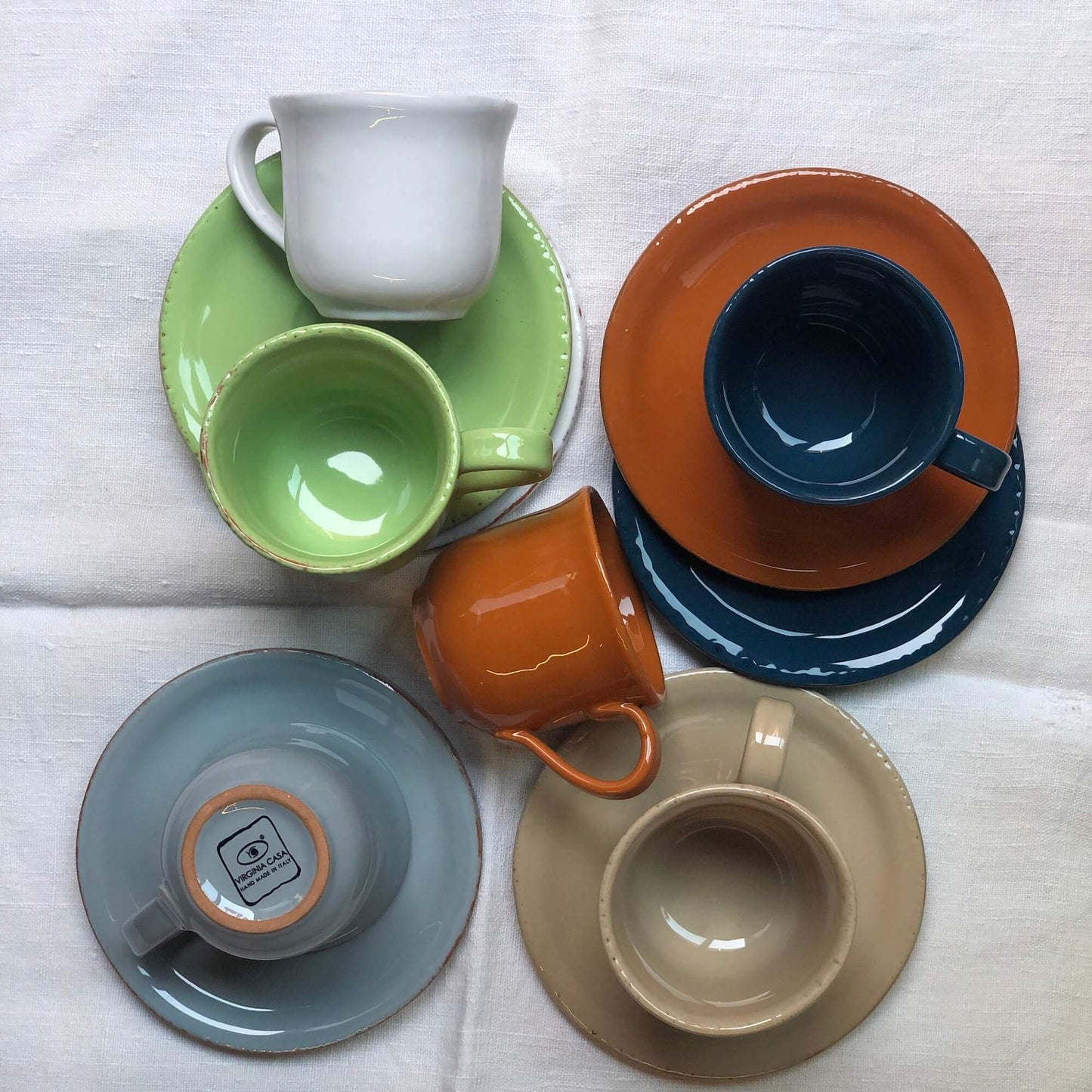 Tazza con piatto - Linea Tavolozza - Virginia Casa