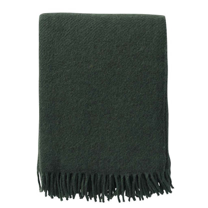 Plaid - Gotland Wool Klippan 130x200cm / Verde bottiglia