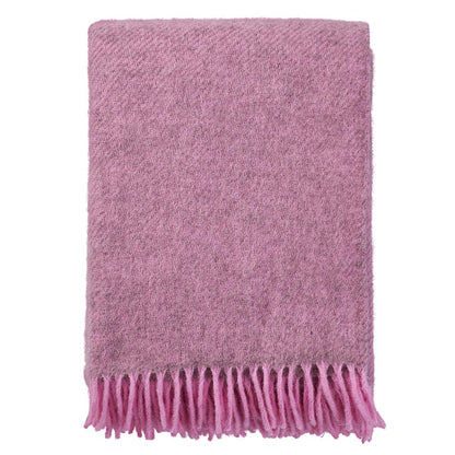 Plaid - Gotland Wool Klippan 130x200cm / Rosa
