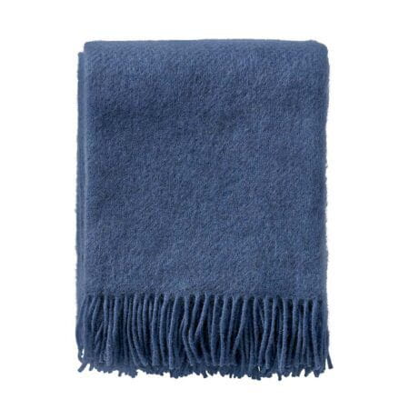 Plaid - Gotland Wool Klippan 130x200cm / Blu mare