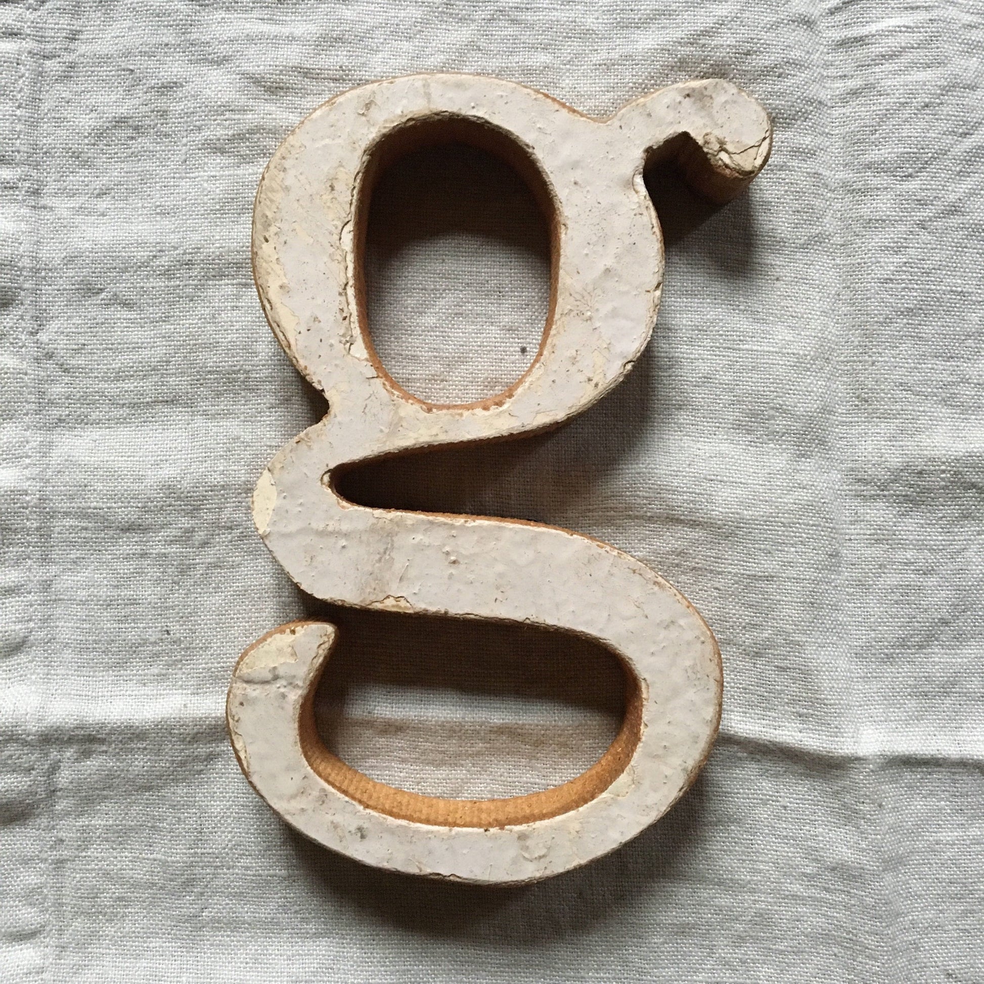 Lettere legno - Minuscolo Corsivo Madame Gioia Home 10/15cm / g