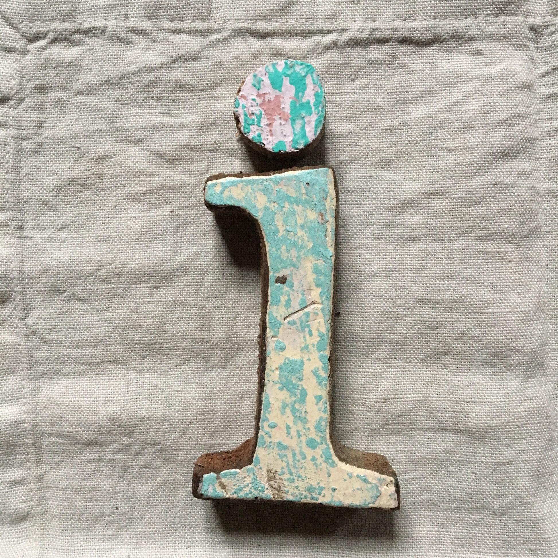 Lettere legno - Minuscolo Corsivo Madame Gioia Home 10/15cm / i