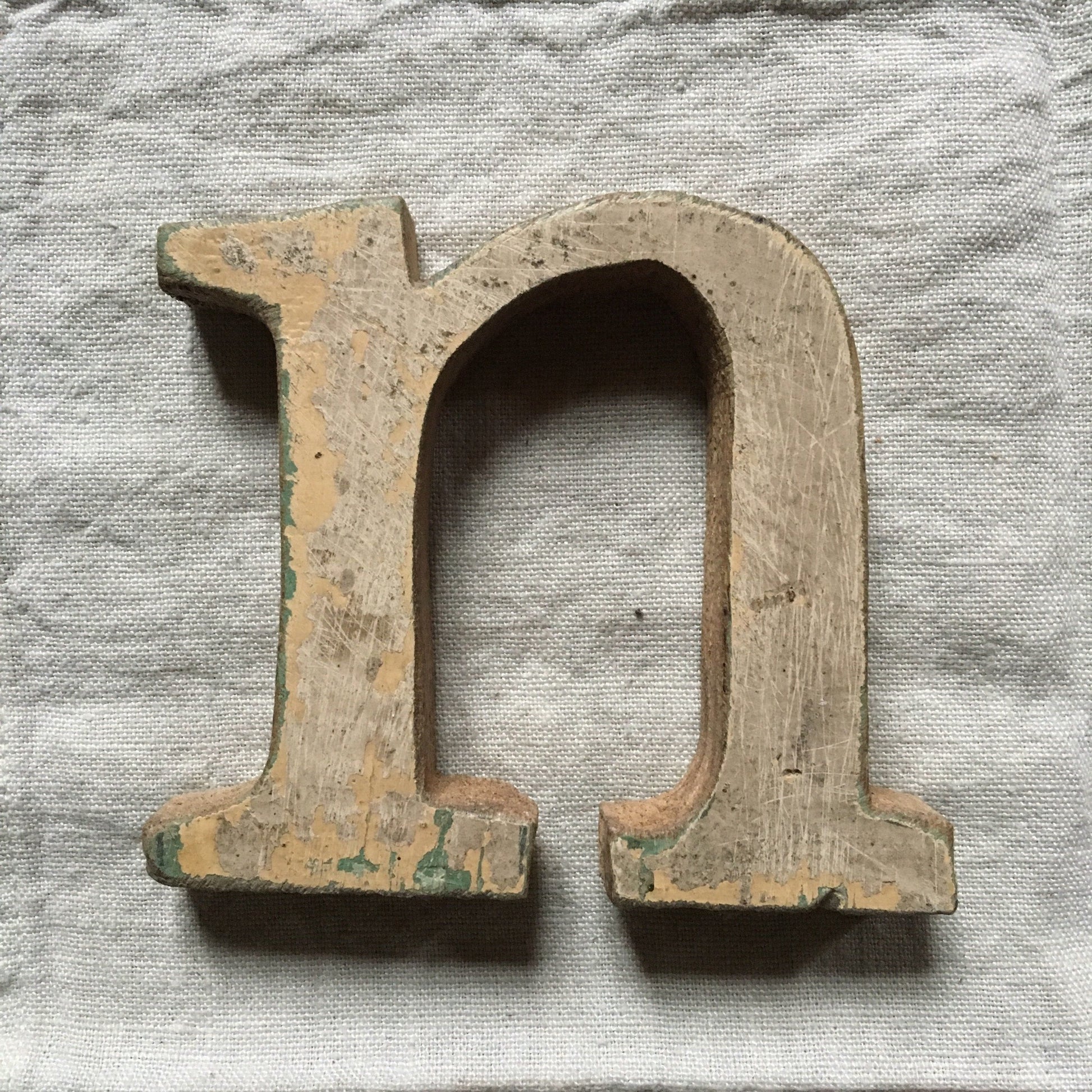 Lettere legno - Minuscolo Corsivo Madame Gioia Home 10/15cm / n