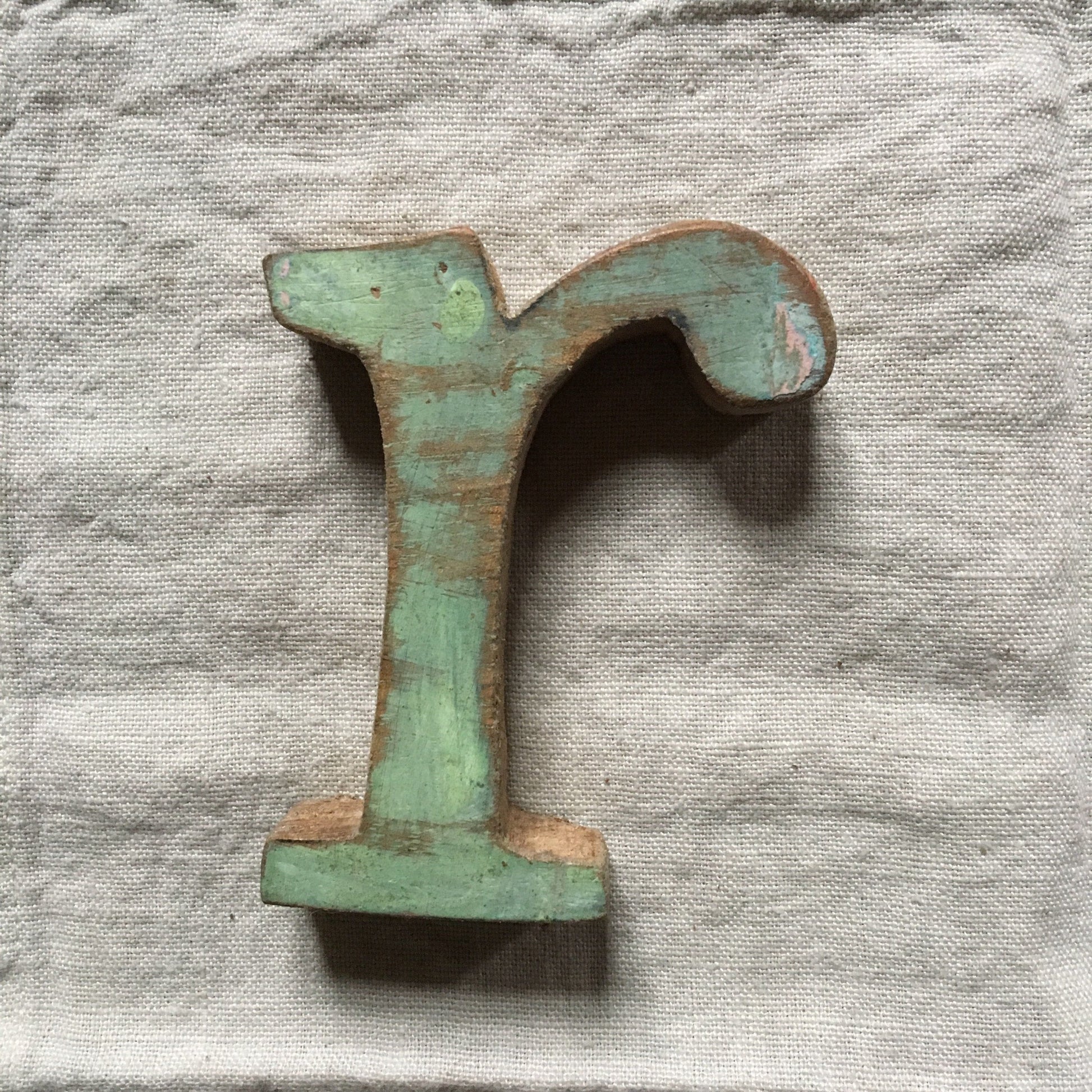 Lettere legno - Minuscolo Corsivo Madame Gioia Home 10/15cm / r