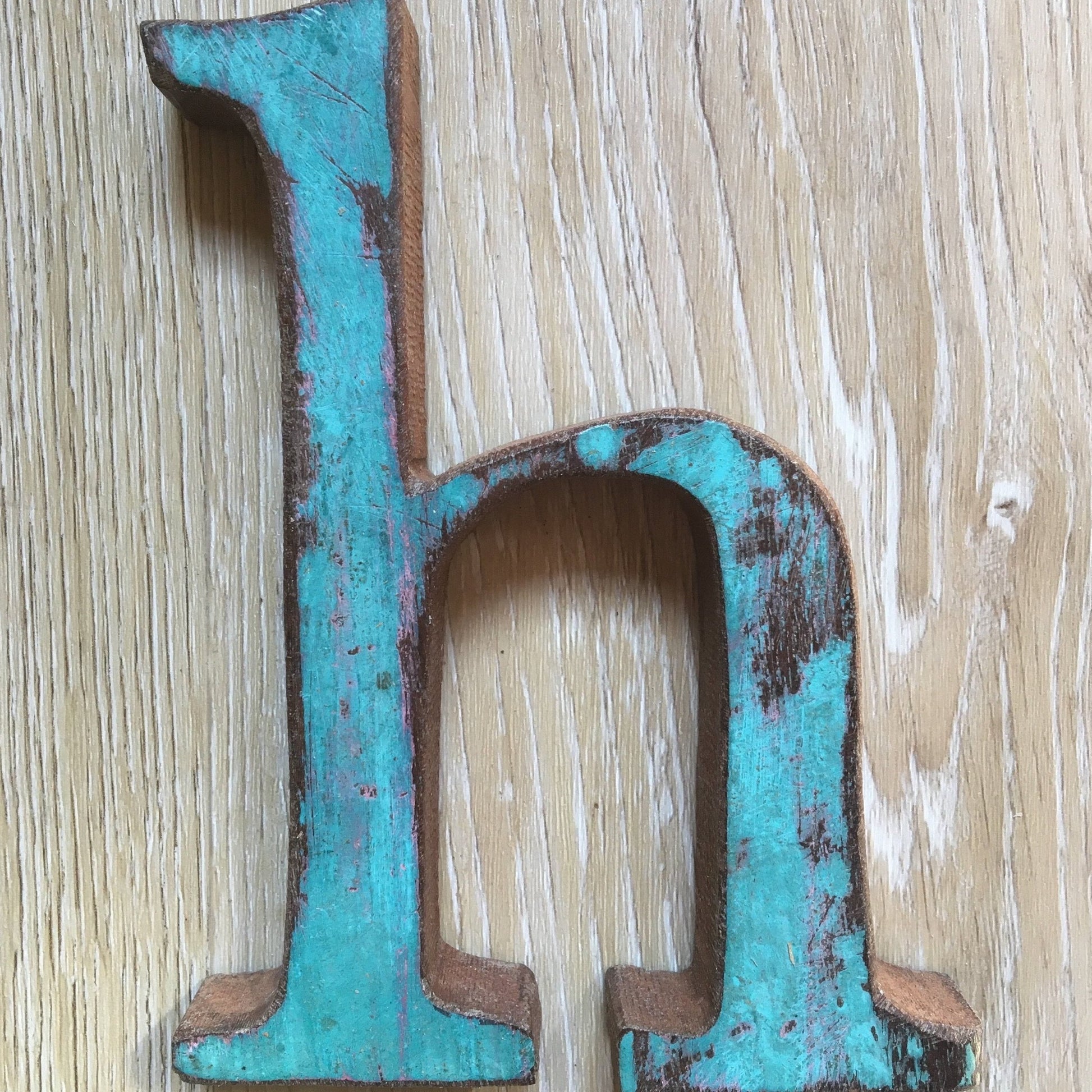 Lettere legno - Minuscolo Corsivo Madame Gioia Home 10/15cm / h