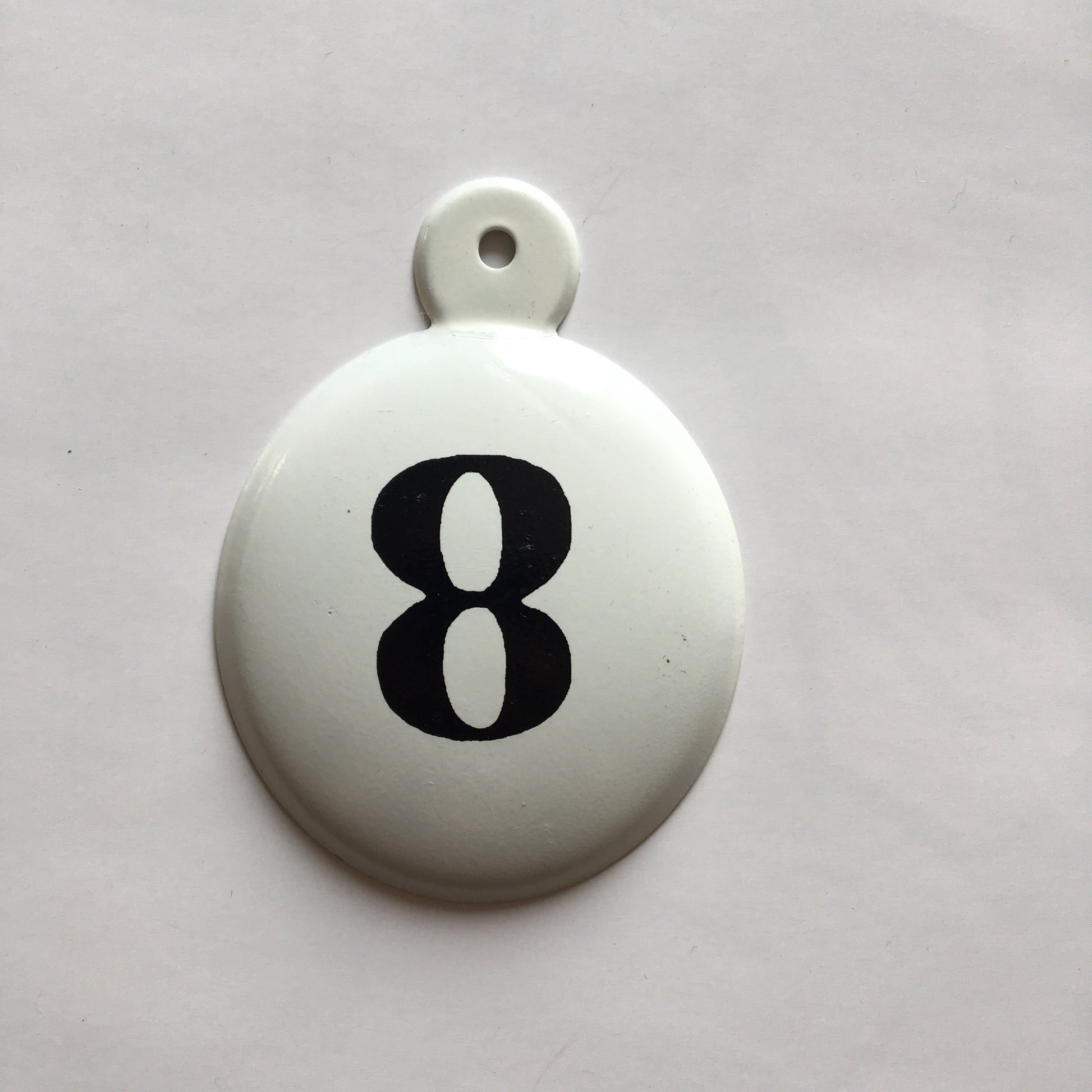 Numeri smalto Madame Gioia Home 9.5x7cm / 8