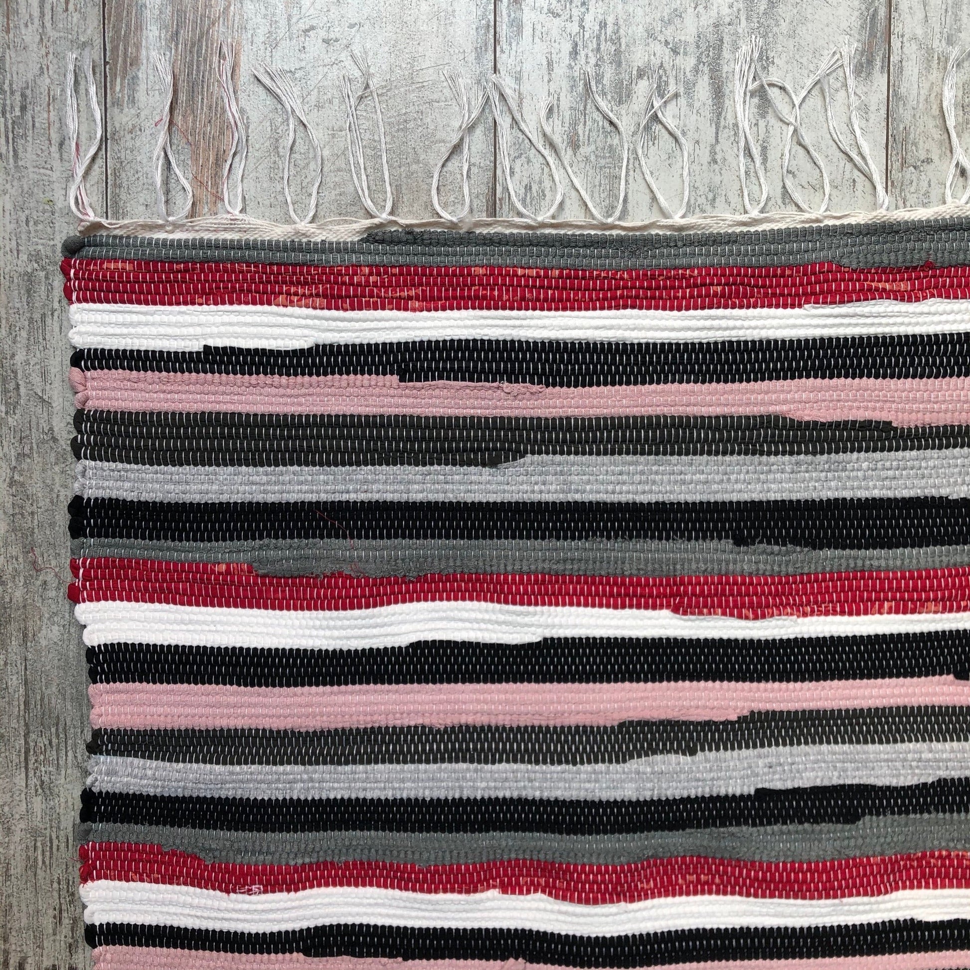 Tappeto - Fantasia - 50x150 Madame Gioia Home 50x150 / Cotone 100% / ROSSO/rosa