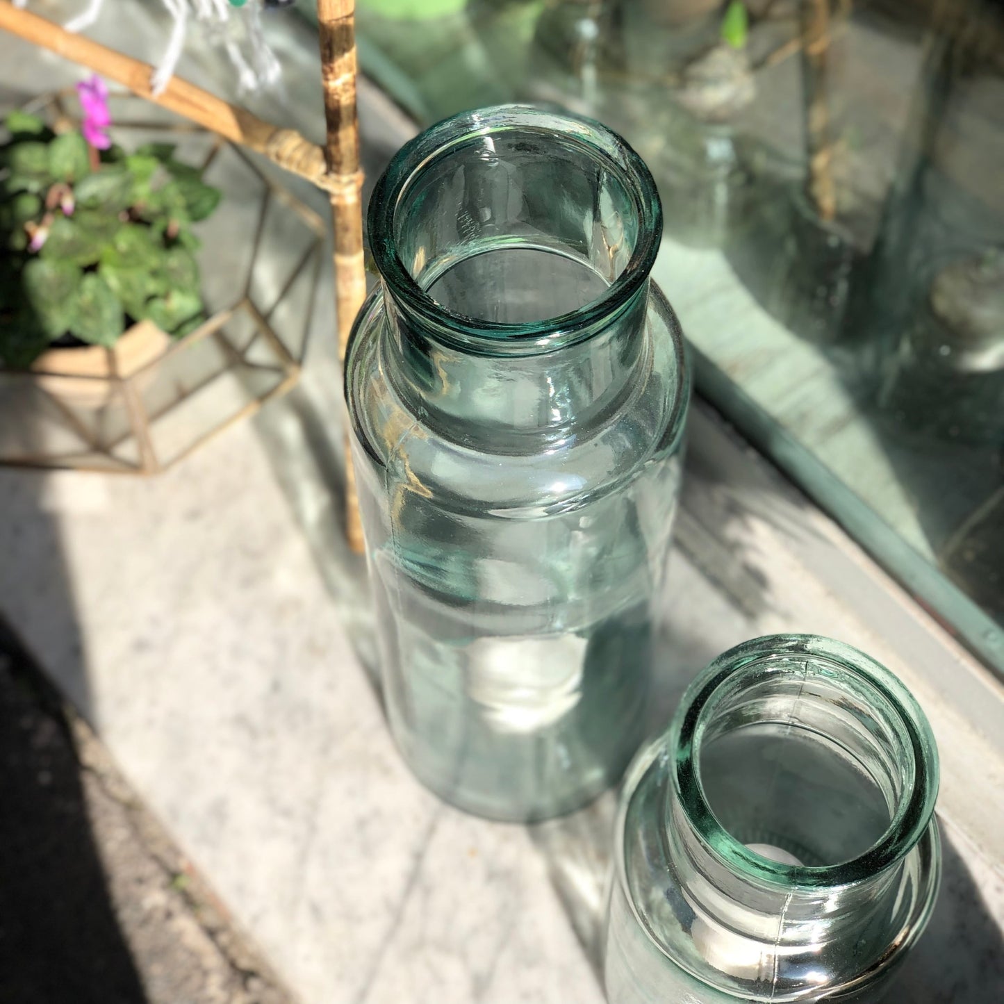 Vaso alto - vetro riciclato - Trasparente Madame Gioia Home