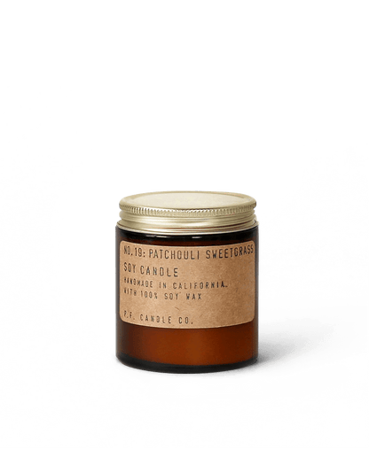 N.19 Patchouli Sweetgrass - P.F. Candle Co PF Candle Co Mini 20/25 ore