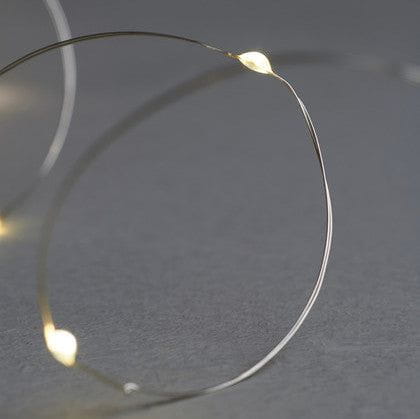 Filo Lucine - 40 Led - Indoor Sirius 3.9mt + 30cm / micro/filo argento