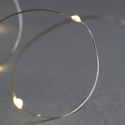 Filo Lucine - 40 Led - Indoor Sirius 3.9mt + 30cm / micro/filo argento