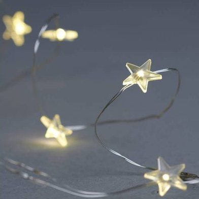 Filo Lucine - 40 Led - Indoor Sirius 3.9mt + 30cm / stellina/filo argento