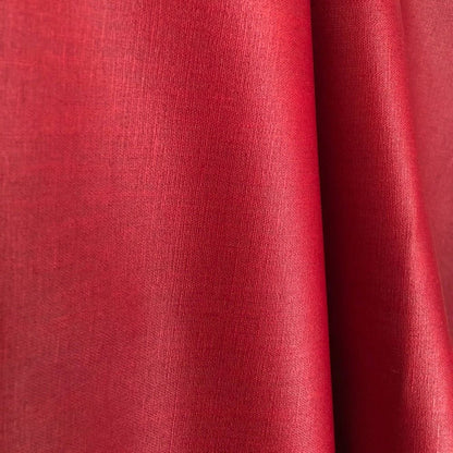 Tessuto al metro - Lino resinato - Rosso Stof Altezza 140cm