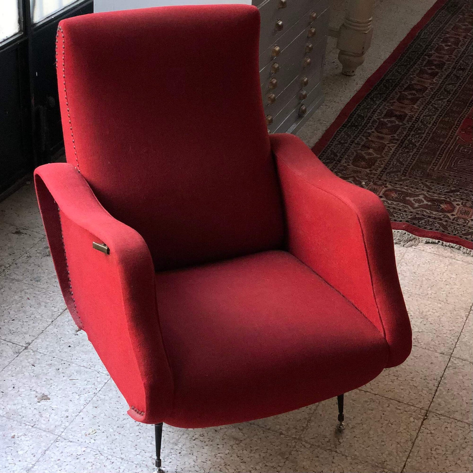 SET 2 Poltrone - Rosso - Vintage Vintage