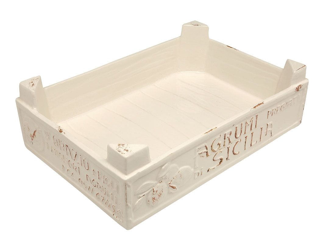 Cassetta Frutta Grande - Linea Mediterraneo - Virginia Casa Virginia Casa Bianco / 35x23.5x10.5cm