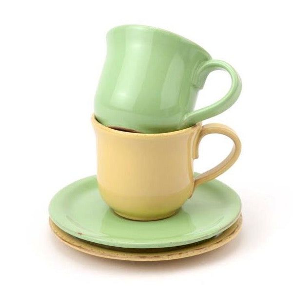 Tazza con piatto - Linea Tavolozza - Virginia Casa Virginia Casa 8cm / Pistacchio