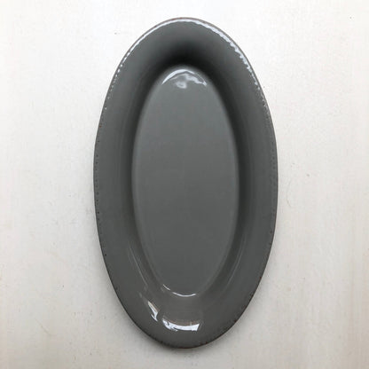 Vassoio piccolo ovale - Linea Tavolozza - Virginia Casa Virginia Casa 26x15cm / Grigio